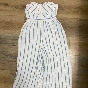 American Eagle Striped Jumpsuit